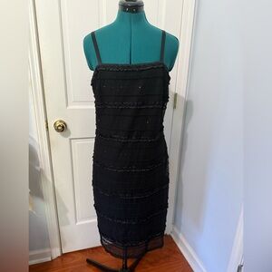 Vintage black dress sz 10